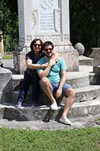 Julio de 2017: Visita de Alberto Zamuner, Alicia Antón García y Diego Alberto Zamuner.